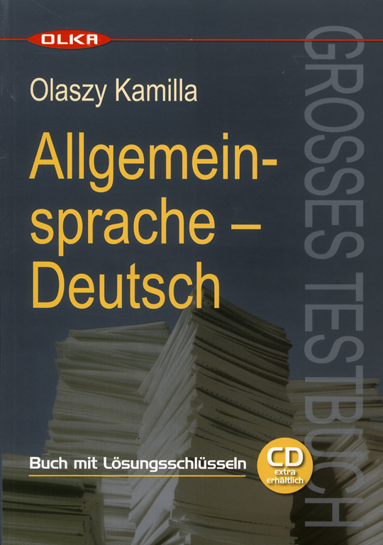 Allgemeinsprache - Deutsch - Großes Testbuch (CD extra erhältlich)